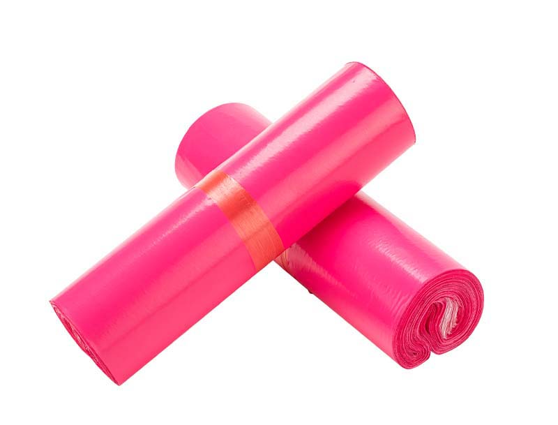 博白玫红色快递袋-02